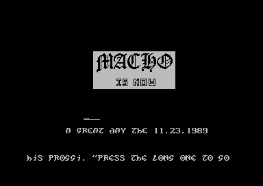 Happy Birthday Macho